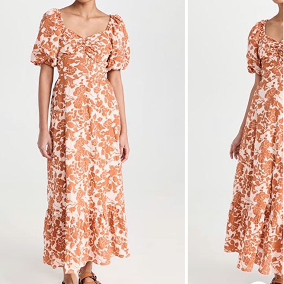 NWT English Factory Floral Print Maxi Dress - Picture 1 of 5